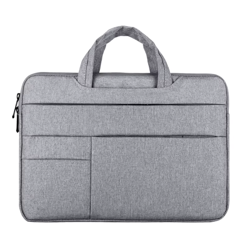 Maletín de Tela para Portátil de 14" - Color Gris