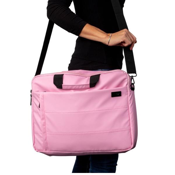 Maletín Nilox Style 15.6" Rosa (NXB023)