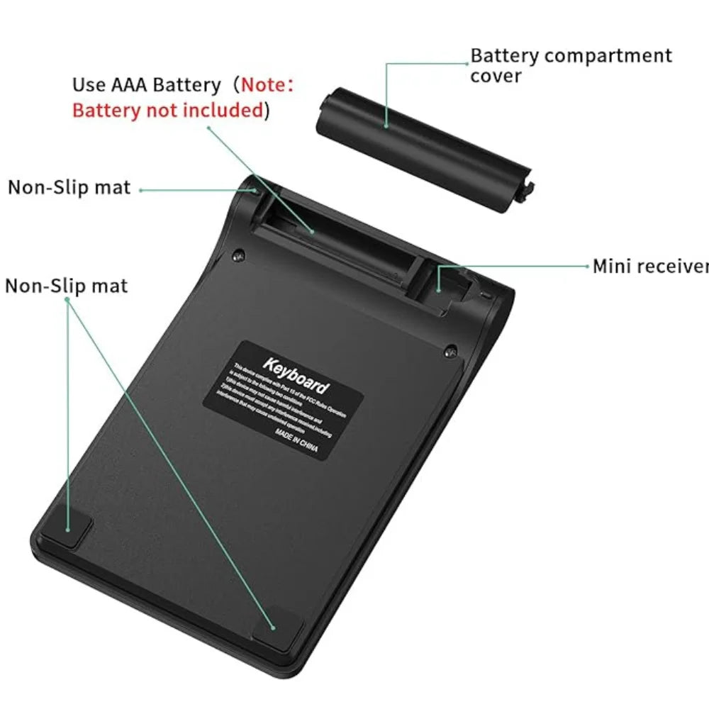 Teclado Numérico Inalámbrico Ultra Delgado