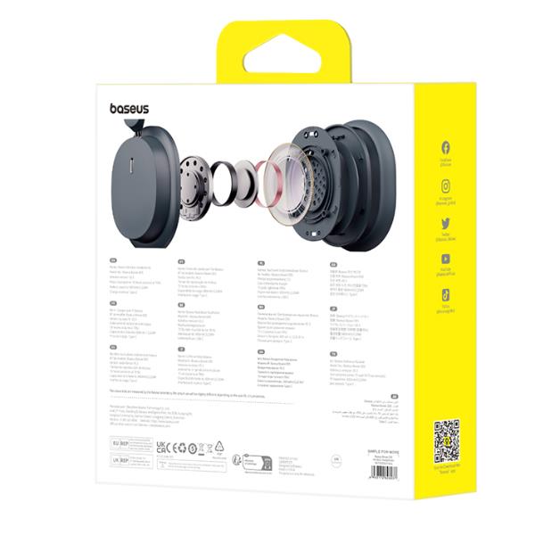 Baseus Bowie D05 Wireless Headphones Cluster Negro