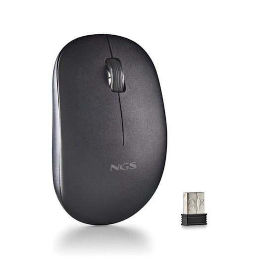 Ratón Óptico Inalámbrico 1000 DPI Negro NGS FOG PRO