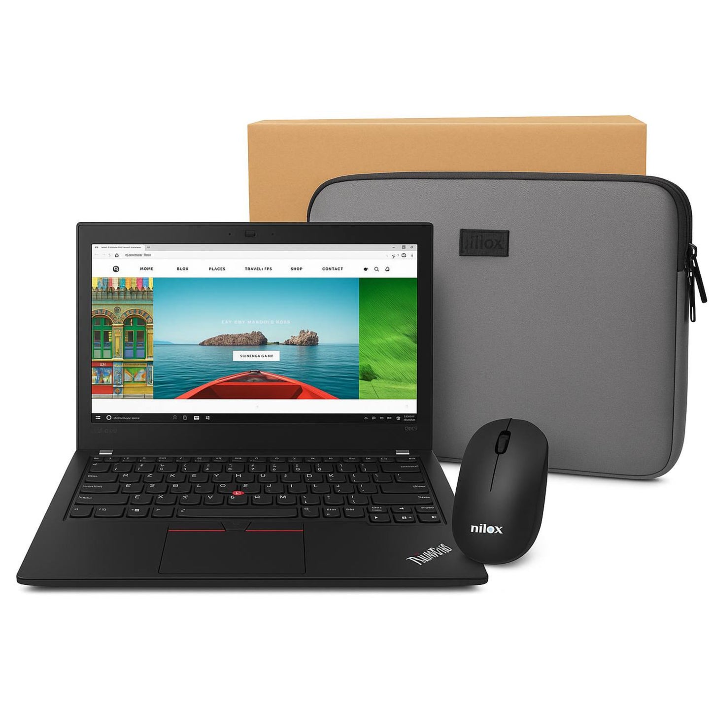 PACK Todo Incluido: LENOVO ThinkPad X280 i5-8350U 8GB 240GB SSD Intel HD Graphics 12.5″ HD +Office 2024 Pro +Maletín +Ratón Inalámbrico