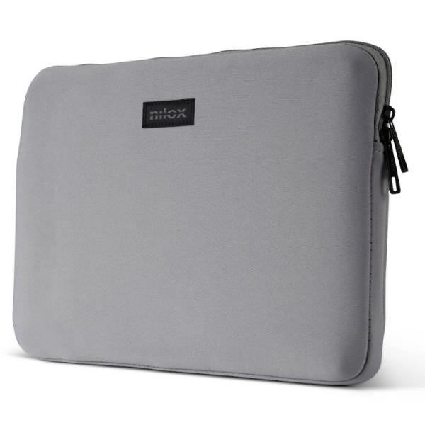 Mochila/Funda para portátil 14,1" Nilox – Gris (Neopreno) NXF1402